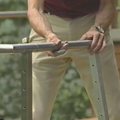 Attach the handrailing using a bonding agent