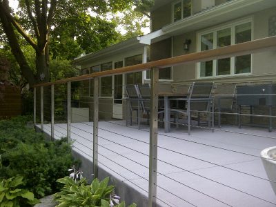 Customer Review: Clearview® Cable Railing System with Wood Top Rail in ...