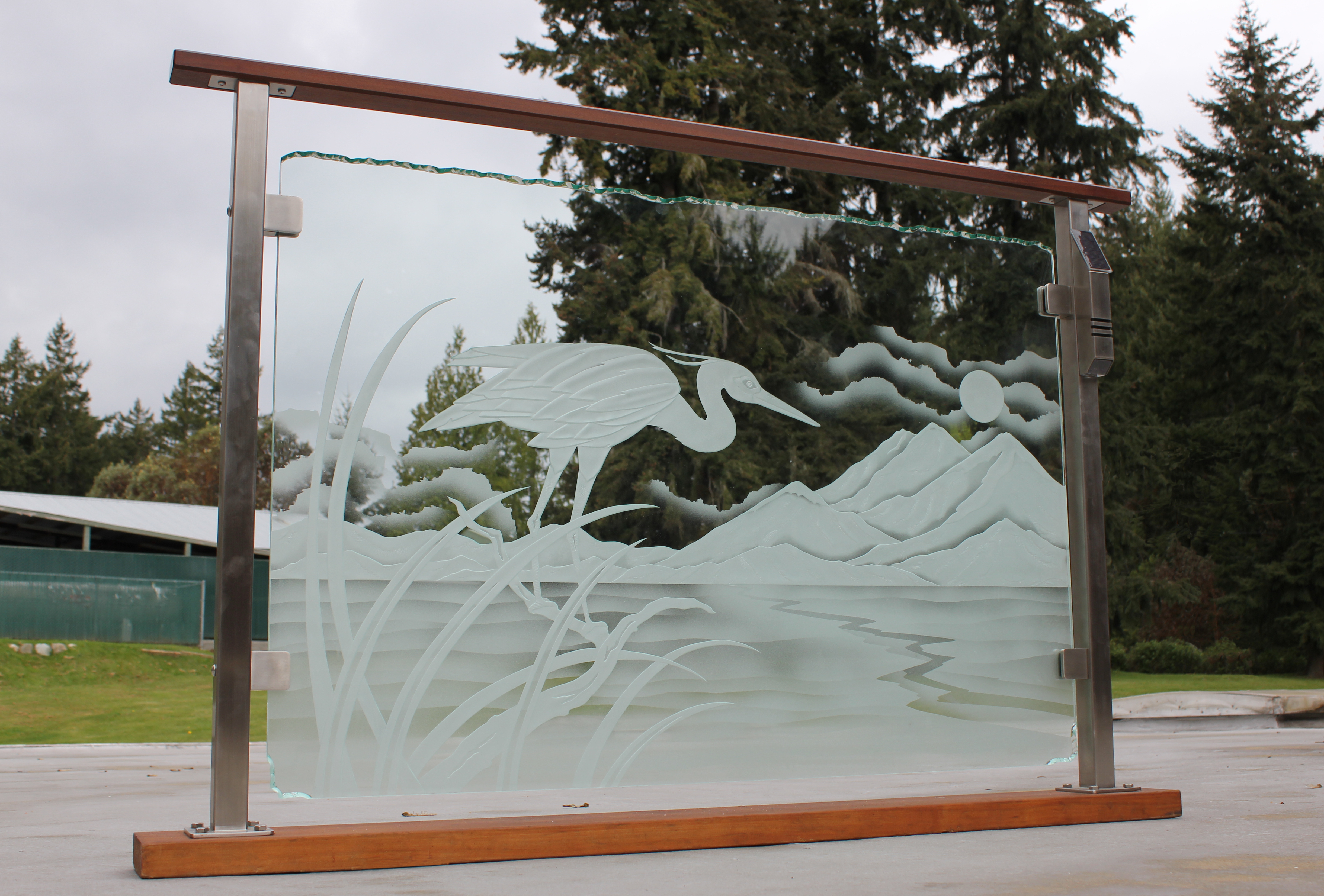 Glass Etching - Custom Etched Glass. Create artwork on glass or privacy