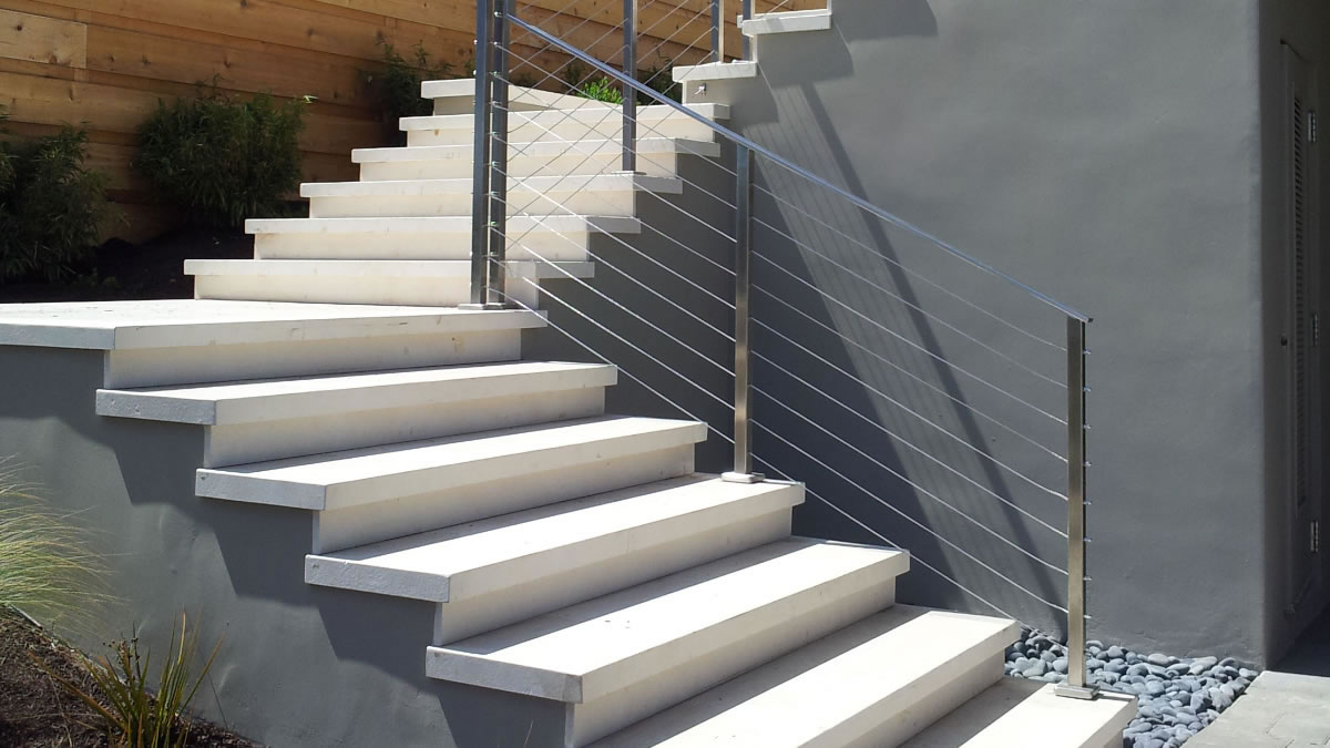 Exterior Stair Cable Railing AGS Rainier