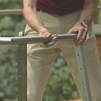 Attach the top rail to the railing system