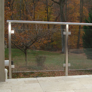 Glass Patio Rail by AGS Stainless