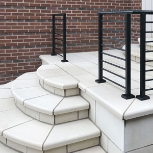 Commercial Patio Railing by AGS Stainless