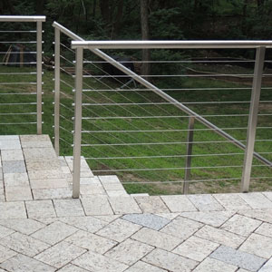 Stainless Steel Patio Rail by AGS Stainless