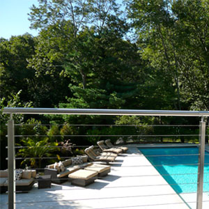 Horizontal Cable Patio Rail by AGS Stainless