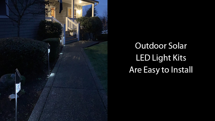 LED solar light kit