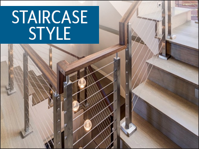 Stylish staircase image.