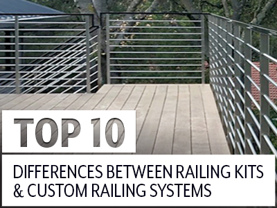 Horizontal Deck Railings, Systems, Designs & Ideas
