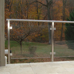 Glass Patio Railing by AGS Stainless