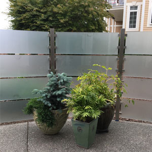 Patio Privacy Screen by AGS Stainless