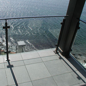 Glacier Glass Balcony Rail by AGS Stainless