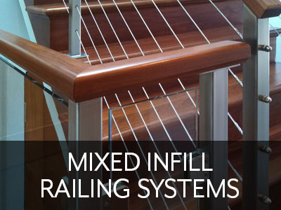 Mixed Infill Railing System Image