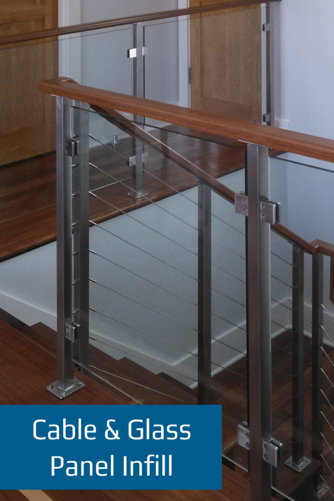 Making a Statement by Blending Two Types of Railing Infill ...