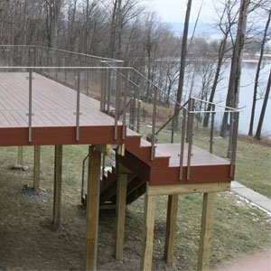Glass Deck Railing by AGS Stainless