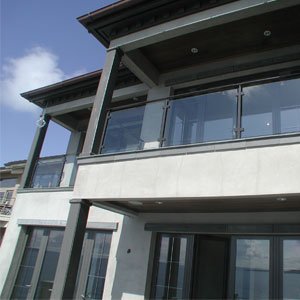 Modern Exterior Rail by AGS Stainless