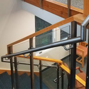 Post Mounted Handrail by AGS Stainless