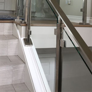 Rail by AGS Stainless with Tempered Glass Panels