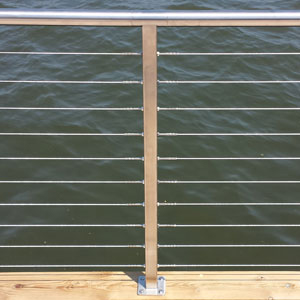 Cable Dock Rail by AGS Stainless