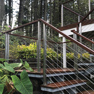 Cable Garden Rail by AGS Stainless