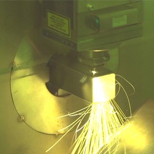 fiber laser cutting cable rail post