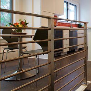Kitchen Bar Rail by AGS Stainless