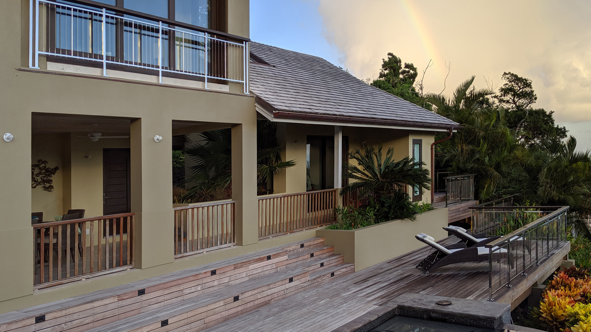 Vertical Cable Railing on Julienne Balcony.