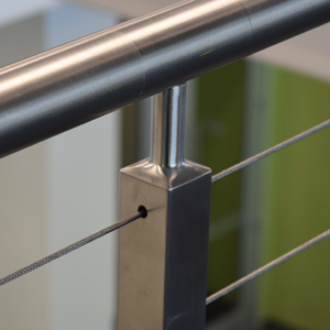 one piece railing posts with perfect welds
