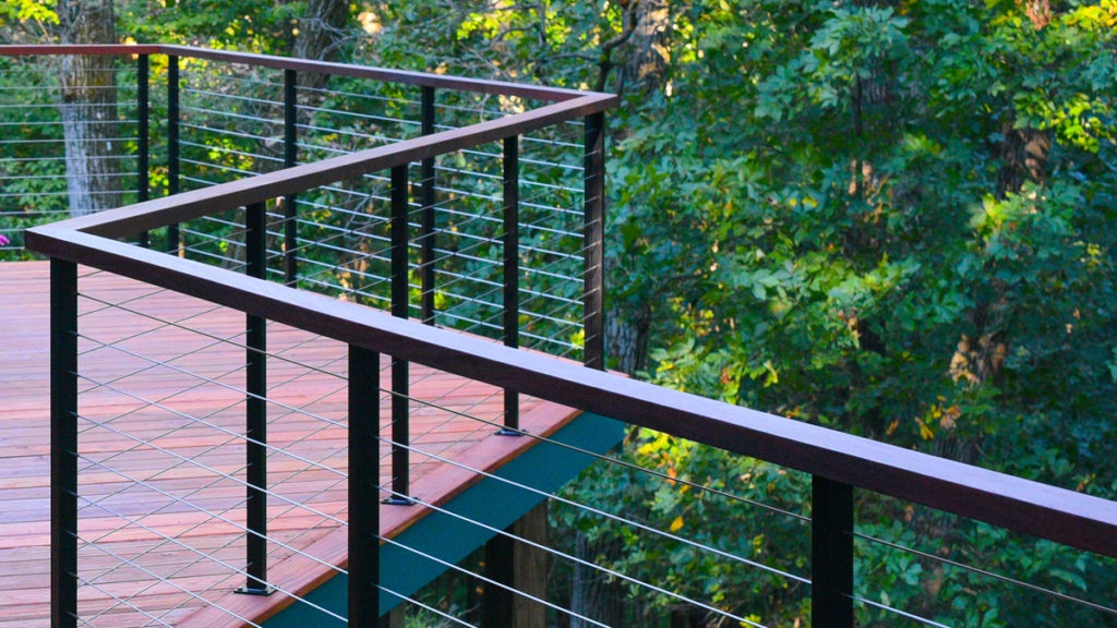 Five Star Review: Beautiful Powder-Coat Cable Railing System Installed ...
