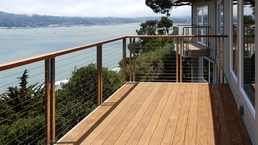 Square Stainless Steel Cable Railing - Montclair, NJ