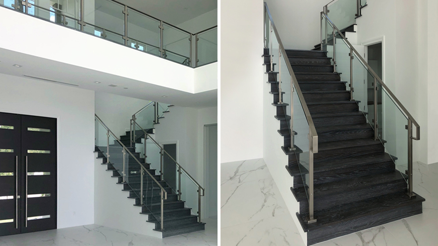 glass staircase railing system 880x495 093021