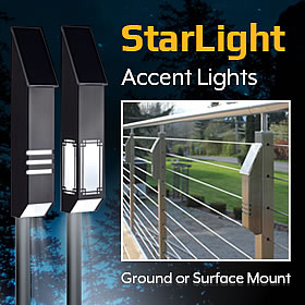 starlight solar railing lights