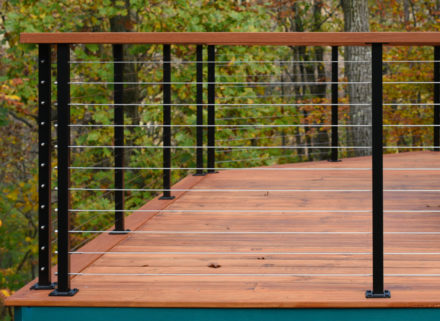 Powder Coat Railing Systems Photo Gallery - AGSstainless.com