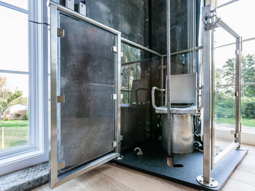 Custom stainless glass railing is extremely versatile.