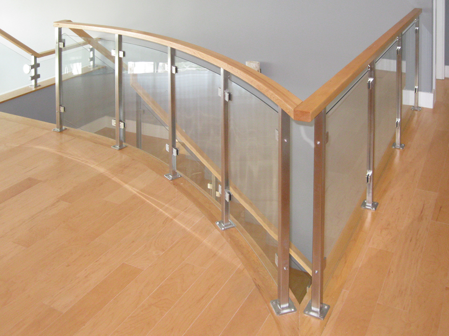 Custom Clearview® Etched Glass Railing System