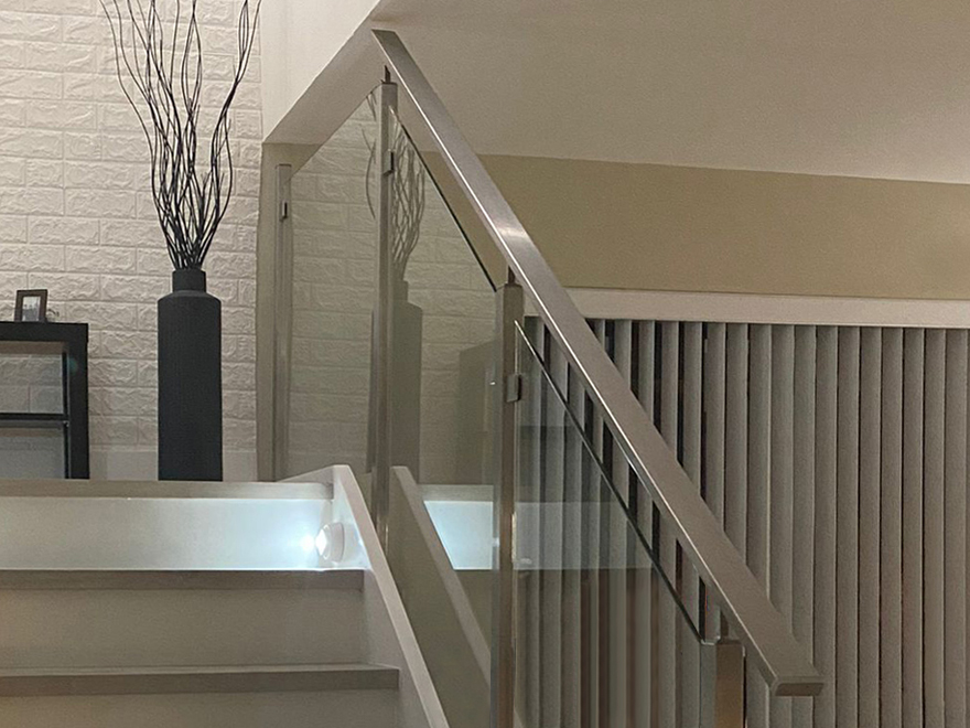 The cost of a glass railing system varies depending on how many custom components are required. Modern glass railing by AGS is customized to your specifications.