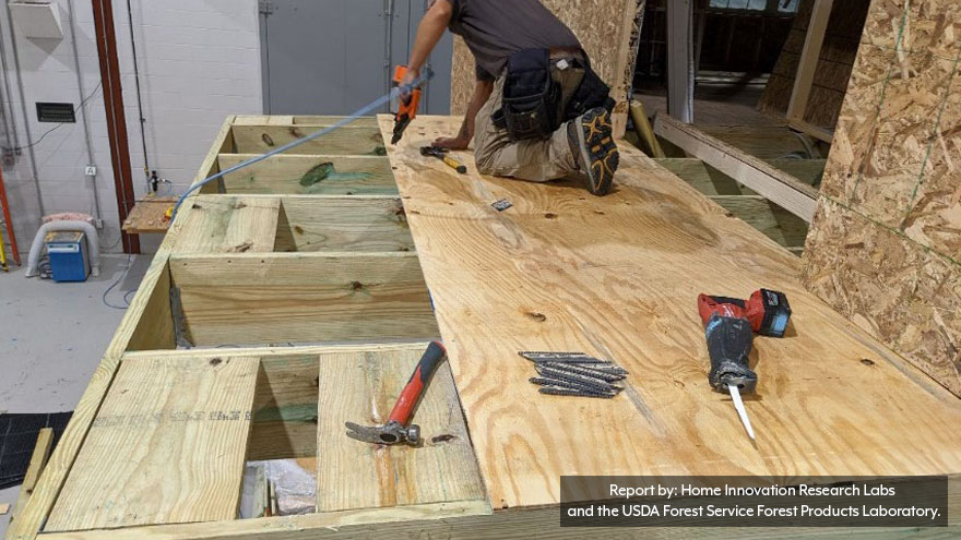 Learn how to minimize moisture infiltration on wood framed decks and balconies