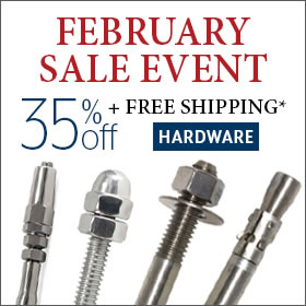 february hardware sale